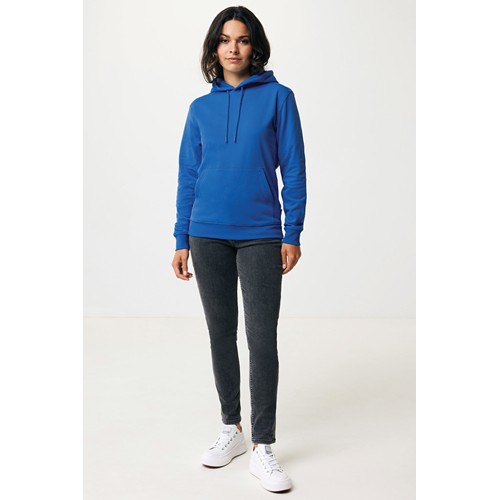 azulón IQONIQ Jasper Sudadera Capucha Mid Weight Algodón Reciclado