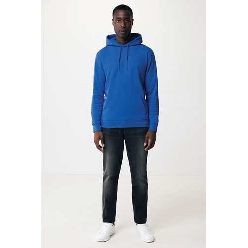 azulón IQONIQ Jasper Sudadera Capucha Mid Weight Algodón Reciclado