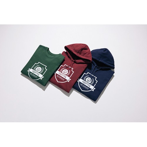 azul marino IQONIQ Jasper Sudadera Capucha Mid Weight Algodón Reciclado