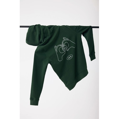 Sudadera IQONIQ Jasper de algodón reciclado