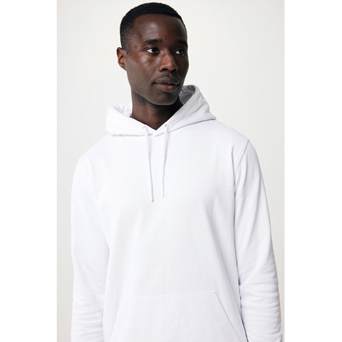 white IQONIQ Jasper Sudadera Capucha Mid Weight Algodón Reciclado