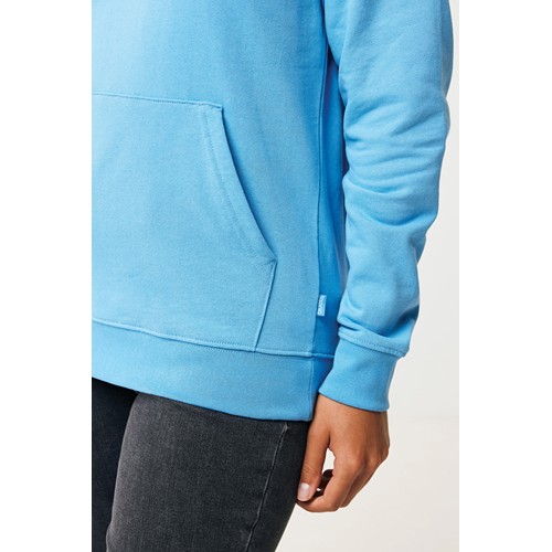 azul claro IQONIQ Jasper Sudadera Capucha Mid Weight Algodón Reciclado