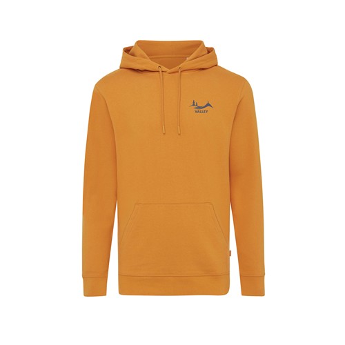 naranja sunset IQONIQ Jasper Sudadera Capucha Mid Weight Algodón Reciclado