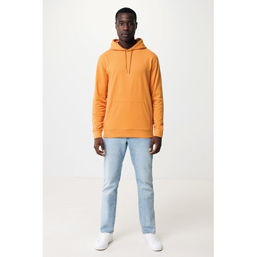 naranja sunset IQONIQ Jasper Sudadera Capucha Mid Weight Algodón Reciclado