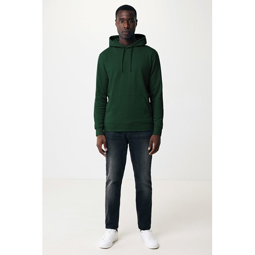 verde bosque IQONIQ Jasper Sudadera Capucha Mid Weight Algodón Reciclado