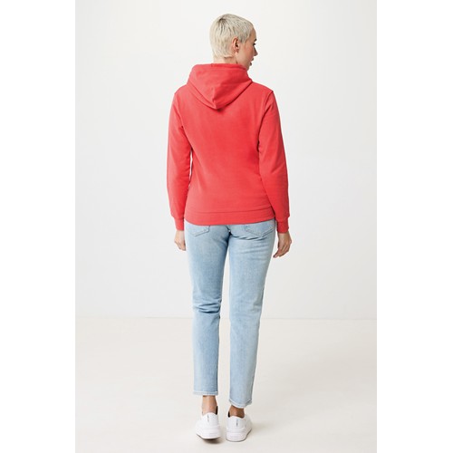 rojo claro IQONIQ Jasper Sudadera Capucha Mid Weight Algodón Reciclado