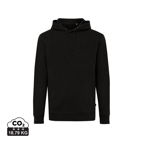 black IQONIQ Jasper Sudadera Capucha Mid Weight Algodón Reciclado