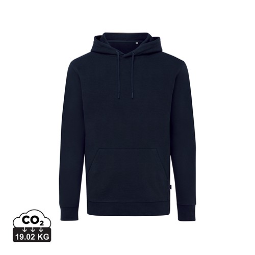 azul marino IQONIQ Jasper Sudadera Capucha Mid Weight Algodón Reciclado