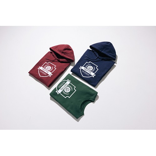 azul marino IQONIQ Jasper Sudadera Capucha Mid Weight Algodón Reciclado