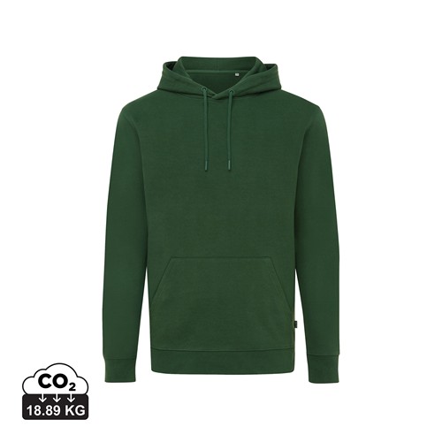 verde bosque IQONIQ Jasper Sudadera Capucha Mid Weight Algodón Reciclado