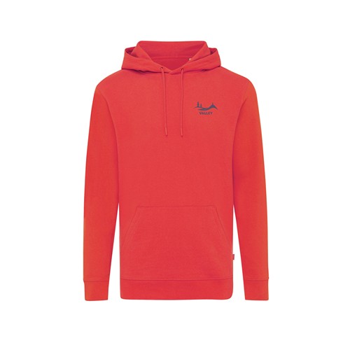 rojo claro IQONIQ Jasper Sudadera Capucha Mid Weight Algodón Reciclado
