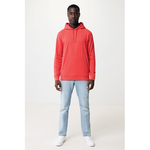 rojo claro IQONIQ Jasper Sudadera Capucha Mid Weight Algodón Reciclado