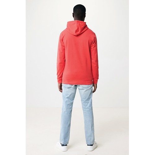rojo claro IQONIQ Jasper Sudadera Capucha Mid Weight Algodón Reciclado