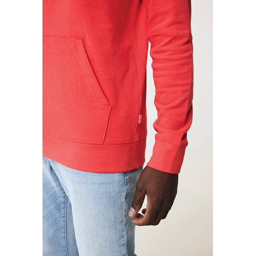 rojo claro IQONIQ Jasper Sudadera Capucha Mid Weight Algodón Reciclado