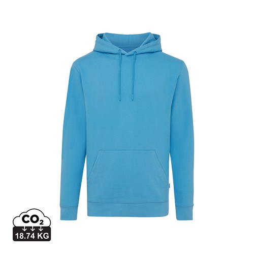 azul claro IQONIQ Jasper Sudadera Capucha Mid Weight Algodón Reciclado