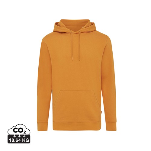 naranja sunset IQONIQ Jasper Sudadera Capucha Mid Weight Algodón Reciclado
