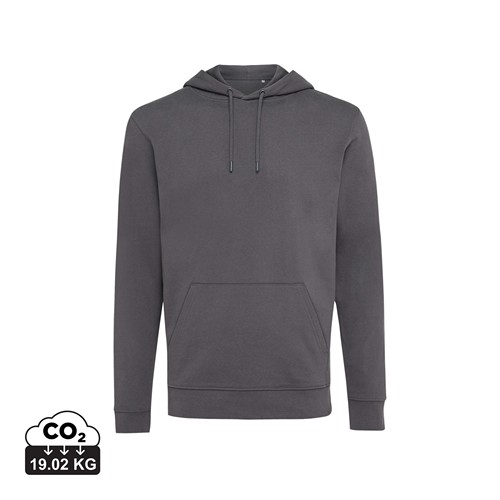antracita IQONIQ Jasper Sudadera Capucha Mid Weight Algodón Reciclado