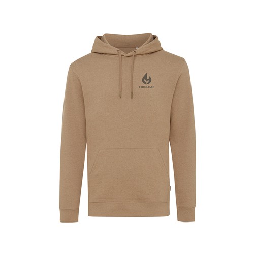 marron chiné IQONIQ Torres Sudadera Capucha Mid Weight Algodón Reciclado