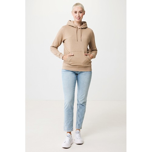 marron chiné IQONIQ Torres Sudadera Capucha Mid Weight Algodón Reciclado