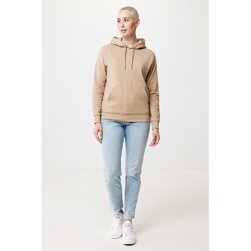 marron chiné IQONIQ Torres Sudadera Capucha Mid Weight Algodón Reciclado