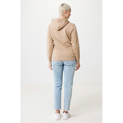 marron chiné IQONIQ Torres Sudadera Capucha Mid Weight Algodón Reciclado