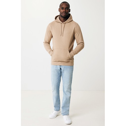marron chiné IQONIQ Torres Sudadera Capucha Mid Weight Algodón Reciclado