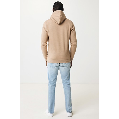marron chiné IQONIQ Torres Sudadera Capucha Mid Weight Algodón Reciclado