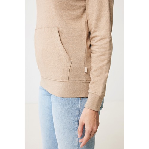 marron chiné IQONIQ Torres Sudadera Capucha Mid Weight Algodón Reciclado