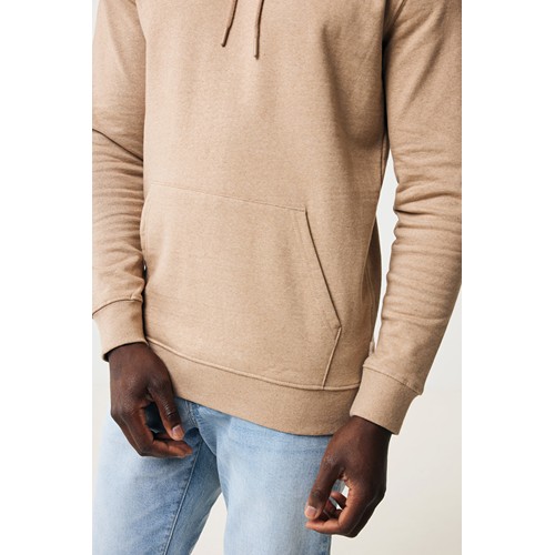 marron chiné IQONIQ Torres Sudadera Capucha Mid Weight Algodón Reciclado