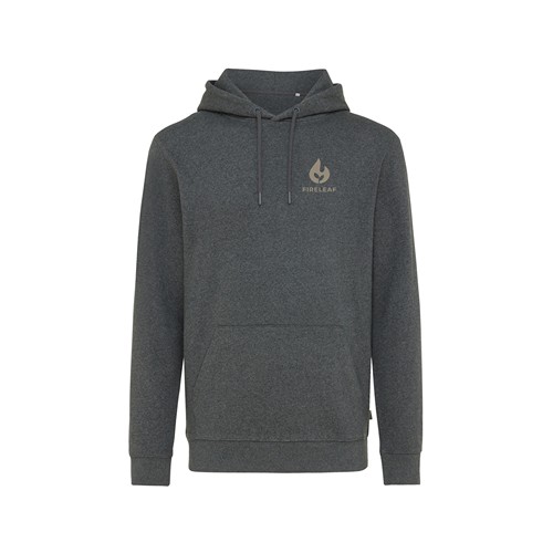 antracita chiné IQONIQ Torres Sudadera Capucha Mid Weight Algodón Reciclado