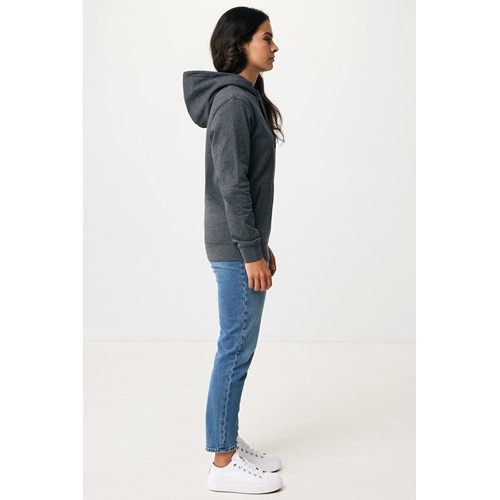 antracita chiné IQONIQ Torres Sudadera Capucha Mid Weight Algodón Reciclado