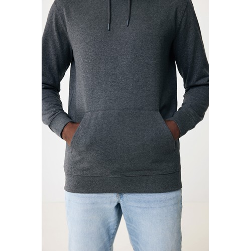 antracita chiné IQONIQ Torres Sudadera Capucha Mid Weight Algodón Reciclado
