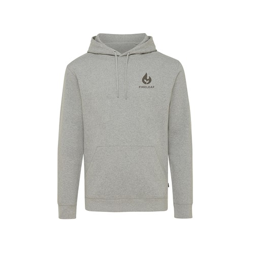 gris chiné IQONIQ Torres Sudadera Capucha Mid Weight Algodón Reciclado