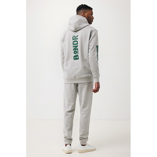 gris chiné IQONIQ Torres Sudadera Capucha Mid Weight Algodón Reciclado