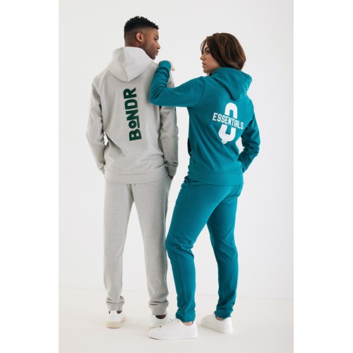 gris chiné IQONIQ Torres Sudadera Capucha Mid Weight Algodón Reciclado