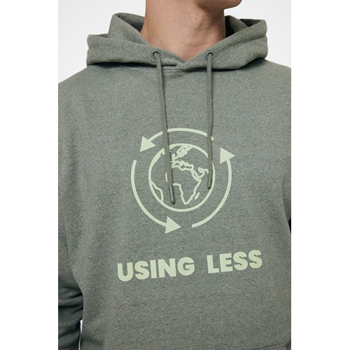 verde chiné IQONIQ Torres Sudadera Capucha Mid Weight Algodón Reciclado