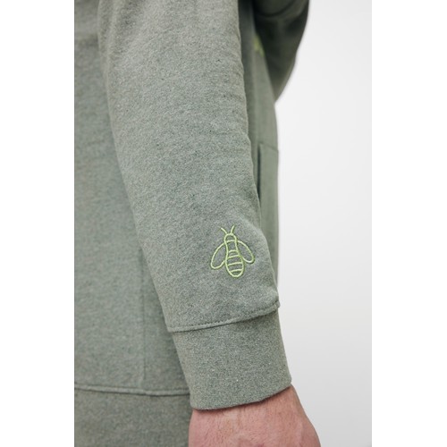 verde chiné IQONIQ Torres Sudadera Capucha Mid Weight Algodón Reciclado