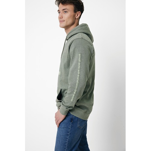 verde chiné IQONIQ Torres Sudadera Capucha Mid Weight Algodón Reciclado