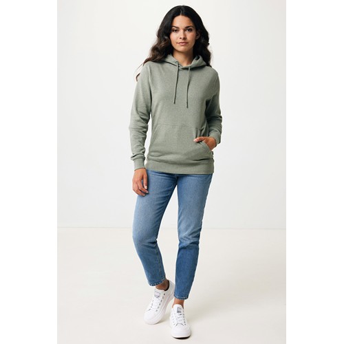 verde chiné IQONIQ Torres Sudadera Capucha Mid Weight Algodón Reciclado