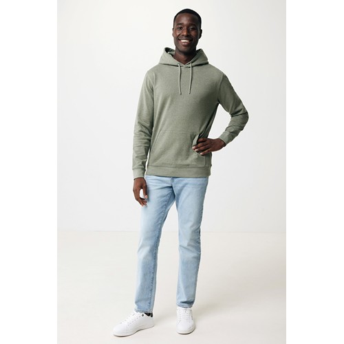 verde chiné IQONIQ Torres Sudadera Capucha Mid Weight Algodón Reciclado