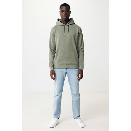 verde chiné IQONIQ Torres Sudadera Capucha Mid Weight Algodón Reciclado