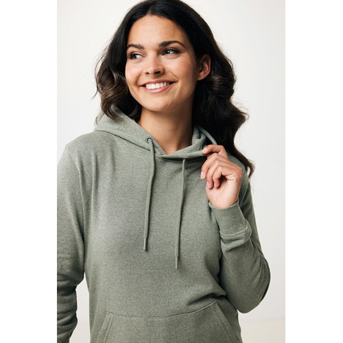 verde chiné IQONIQ Torres Sudadera Capucha Mid Weight Algodón Reciclado