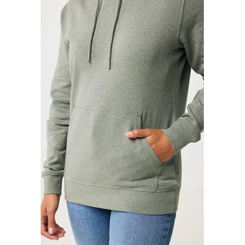 verde chiné IQONIQ Torres Sudadera Capucha Mid Weight Algodón Reciclado