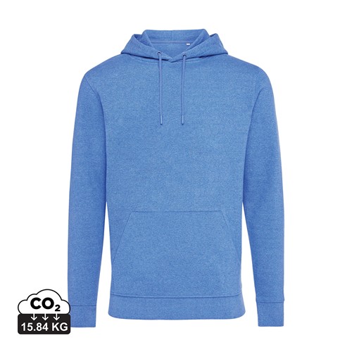azul chiné IQONIQ Torres Sudadera Capucha Mid Weight Algodón Reciclado
