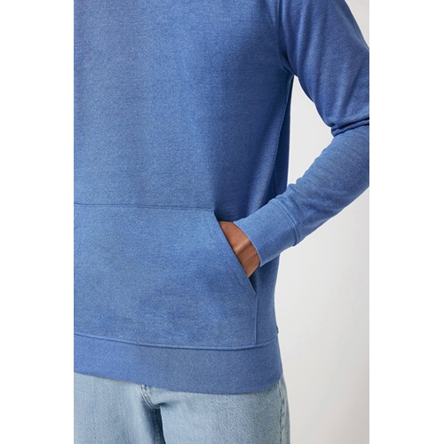 azul chiné IQONIQ Torres Sudadera Capucha Mid Weight Algodón Reciclado