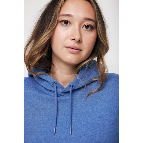 azul chiné IQONIQ Torres Sudadera Capucha Mid Weight Algodón Reciclado