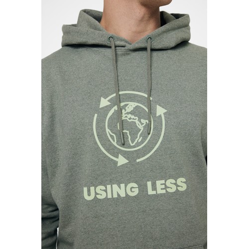 Sudadera IQONIQ Torres algodón reciclado sin teñir