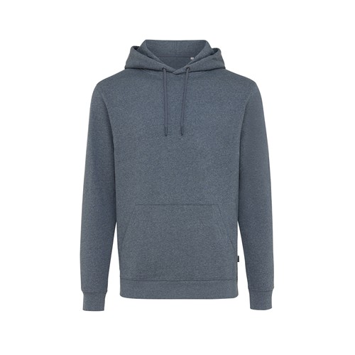 azul marino chiné IQONIQ Torres Sudadera Capucha Mid Weight Algodón Reciclado