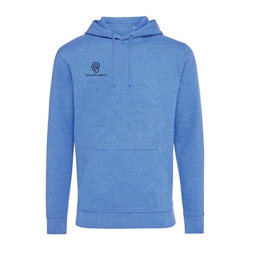 azul chiné IQONIQ Torres Sudadera Capucha Mid Weight Algodón Reciclado