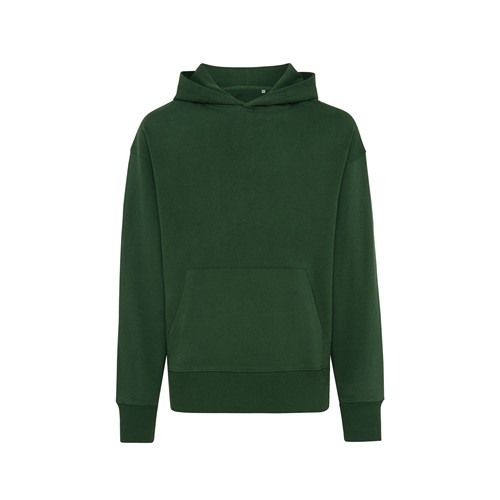 verde bosque IQONIQ Yoho Sudadera Capucha Relax Fit Algodón Reciclado